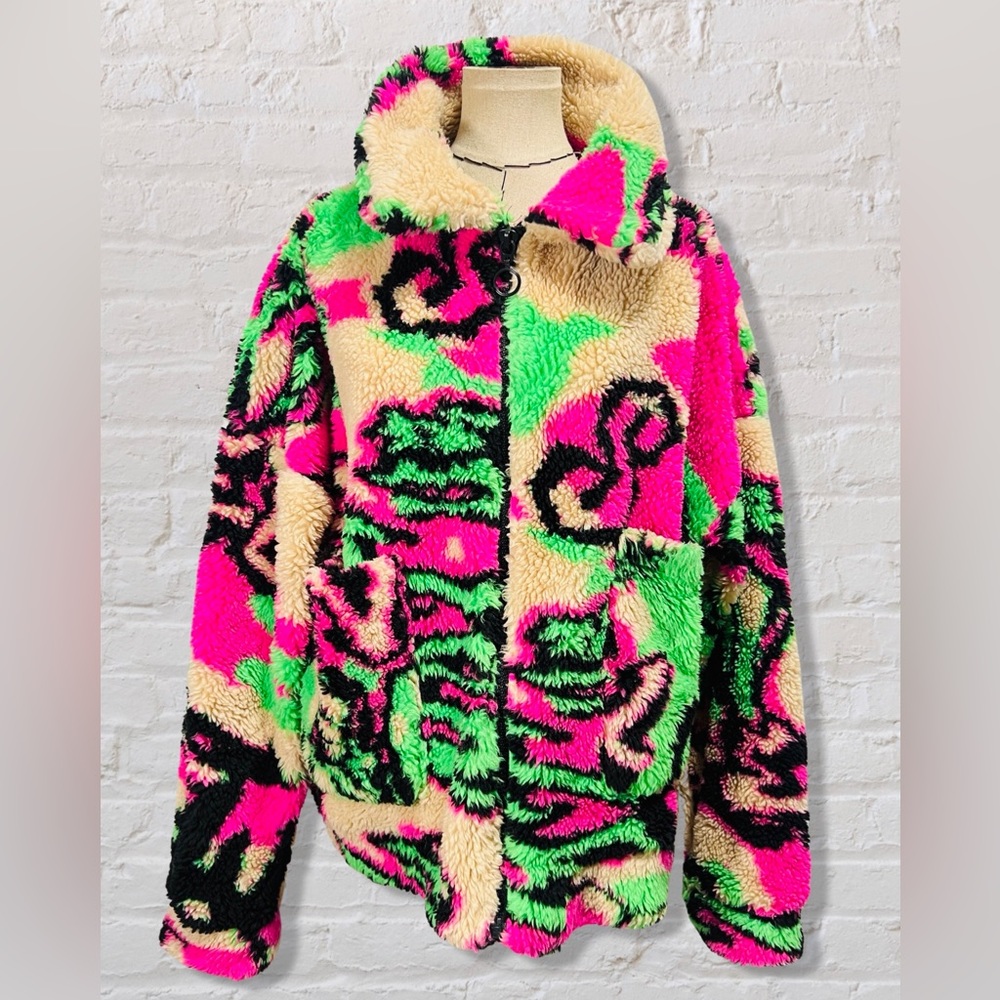 Jaded London “Not Ur” Oversized Jacket with Graffiti Style Print Street-Fashion